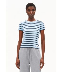 T-Shirt ARMEDANGELS Kardaa Stripes Light Oatmilk