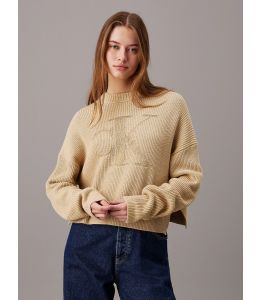 Pullover CALVIN KLEIN Pale Khaki