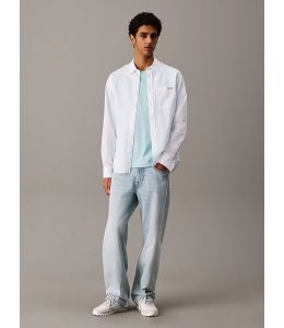 Langarmhemd CALVIN KLEIN Regular Fit Bright White