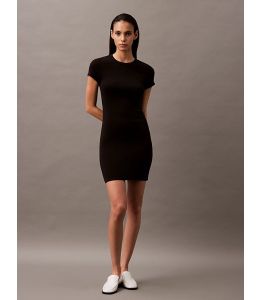 Kleid CALVIN KLEIN T-Shirt-Kleid Black