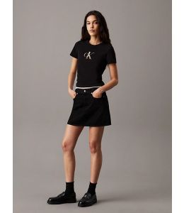 T-Shirt CALVIN KLEIN Slim Monogramm Ck Black