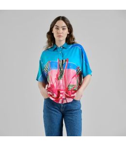 Bluse DEDICATED Alsvik Deck Chairs Multi Color