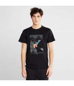 T-Shirt DEDICATED Stockholm Camping Moments Black