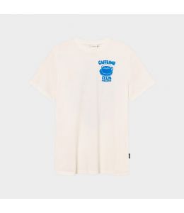 T-Shirt DEDICATED Stockholm Caffeine Club Off-White