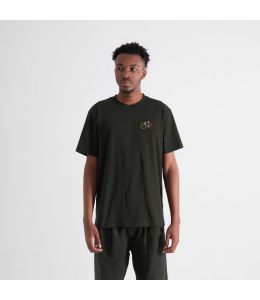 T-Shirt DEDICATED Stockholm Small Paper Cut Bike Black