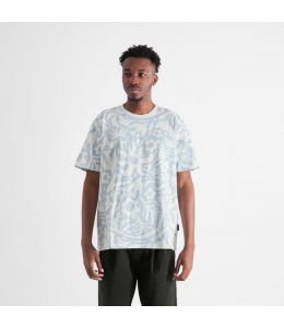 T-Shirt DEDICATED Stockholm Wonky Beach Skyway Blue