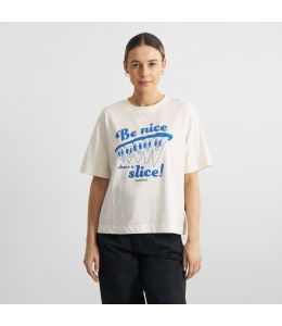 T-Shirt DEDICATED Vadstena Share A Slice Off White