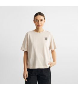 T-Shirt DEDICATED Vadstena Thistle EMB Oat White