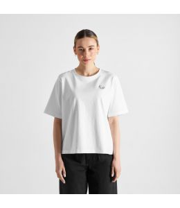 T-Shirt DEDICATED Vadstena Cat Pose White
