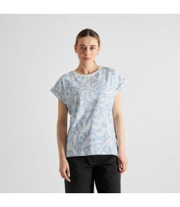T-Shirt DEDICATED Visby Wonky Beach Skyway Blue