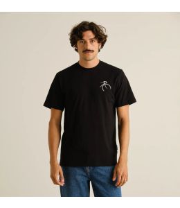 T-Shirt DEDICATED Stockholm Side Bike Black