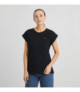 T-Shirt DEDICATED Visby Croissant Black