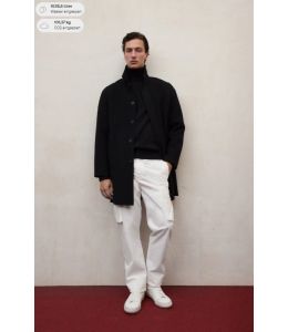 Wollmantel ECOALF Cronos Black