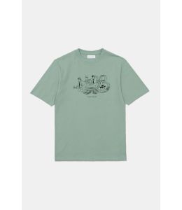 T-Shirt EDMMOND STUDIOS Scalextric Sage Green
