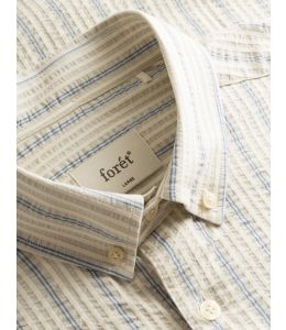 Hemd FORET Crest Blue Stripe