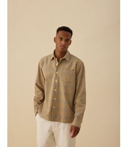 Hemd FORET Fable Khaki Check