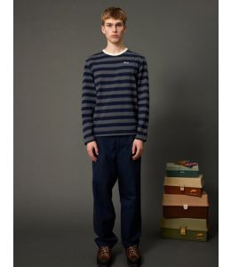 Shirt FORÉT Ray Navy Dark Grey