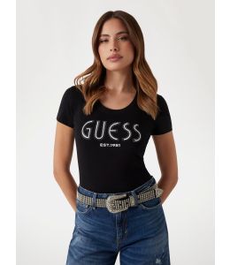 T-Shirt GUESS Logo Strass