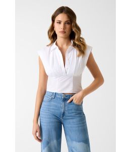 Korsettbluse GUESS Weiß
