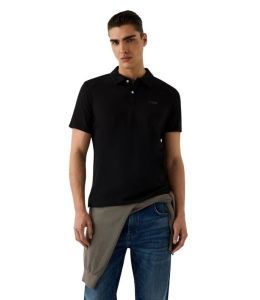 Poloshirt GUESS Essential Polo Jetblack
