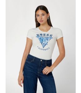 T-Shirt GUESS Creamwhite