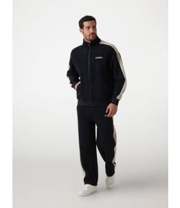 Sweatjacke GUESS Kontraststreifen Schwarz