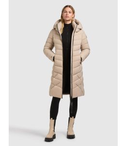 Steppmantel KHUJO Odana3 Beige