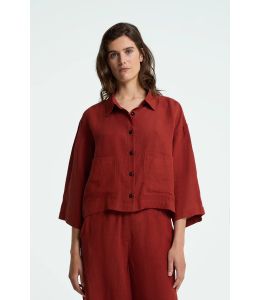 Hemdjacke K.O.I. Wanda Burnt Henna