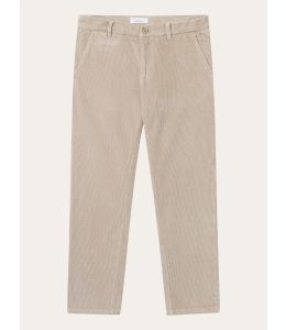 Cord Chinohose KNOWLEDGE COTTON APPAREL Chuck Light Feather Gray