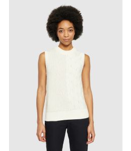 Pullunder KNOWLEDGE COTTON APPAREL Egret