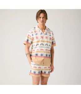 Badeshorts KNOWLEDGE COTTON APPAREL Multi Color AOP 