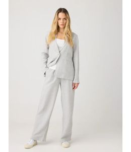 Hose KNOWLEDGE COTTON APPAREL Posey Leinen Ultimate Grey