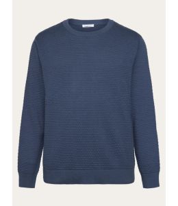 Pullover KNOWLEDGE COTTON APPAREL Vagn Vintage Indigo