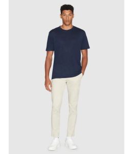 T-Shirt KNOWLEDGE COTTON APPAREL Linen Shirt Total Eclipse