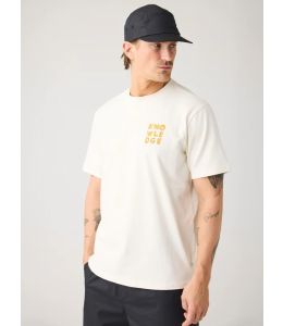 Shirt KNOWLEDGE COTTON APPAREL Chest Print T-Shirt