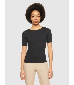 T-Shirt KNOWLEDGE COTTON APPAREL Blackjet