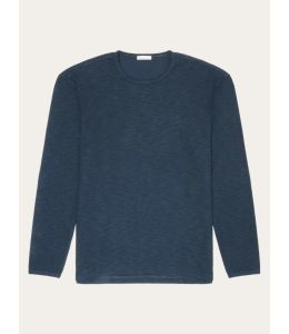 Langarmshirt KNOWLEDGE COTTON APPAREL Structured Slub Sweat