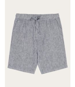Shorts KNOWLEDGE COTTON APPAREL Loose Linen Vintage Indigo