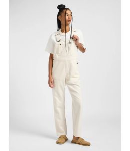 Latzhose LEE Straight Bib Ecru