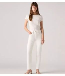 Jeans LEVI´S® 724™ High Rise Straight Cloud Dancer Denim - Weiß