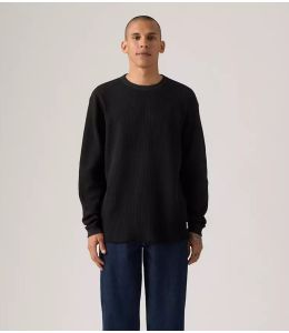 Langarmshirt LEVI´S® Thermoshirt Mineral Black Garment Dye