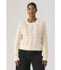 Häkelpullover LEVI'S® Hope Pristine Cotton weiß