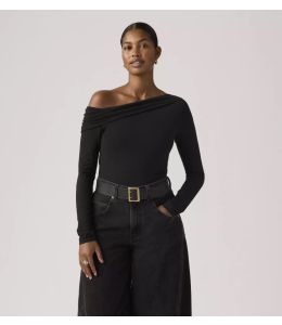 Langarm-Shirt LEVI'S® Clara Off Shoulder Long Sleeve Anthracite Night
