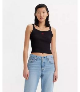 Top LEVI´S® Essential Sporty Tank Top Caviar Cotton