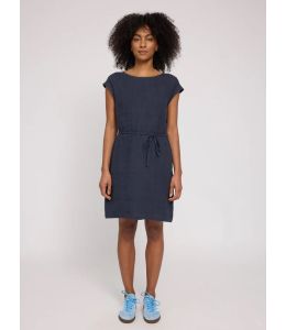 Kleid MAZINE Linen Mini Dress Ink Blue