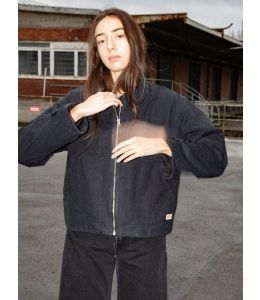 Worker-Jacke NUDIE JEANS Lana Duck Canvas Black
