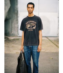 T-Shirt NUDIE JEANS Koffe Sub Noise Antracite