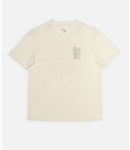 T-Shirt NUDIE JEANS Joni Wrong Place Offwhite