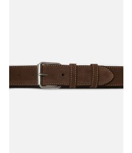 Wildledergürtel NUDIE JEANS Pedersson Suede Belt Dark Brown