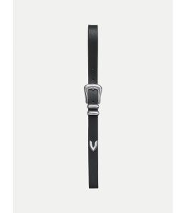 Gürtel NUDIE JEANS Western Silver Belt Black
